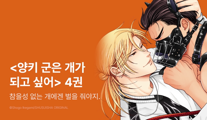 [추첨 포인트] <양키 군은 개가 되고 싶어> 4권 세트 & 포인트!