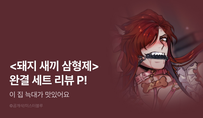 [추첨 포인트] <돼지 새끼 삼형제> 완결세트&포인트!