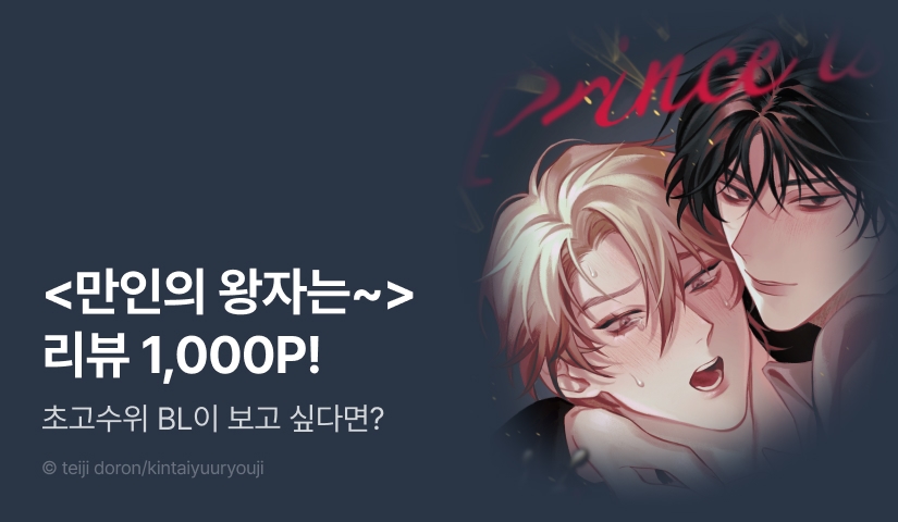 [추첨 포인트] 고수위 동인지 <만인의 왕자는 나만의 공주> 포인트!