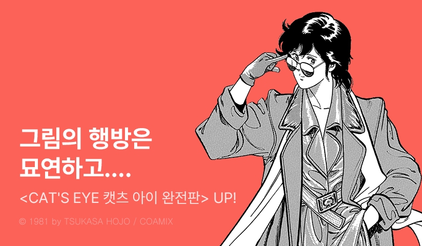[10%▼] <CAT'S EYE 캣츠 아이 완전판> 후속권 UP!