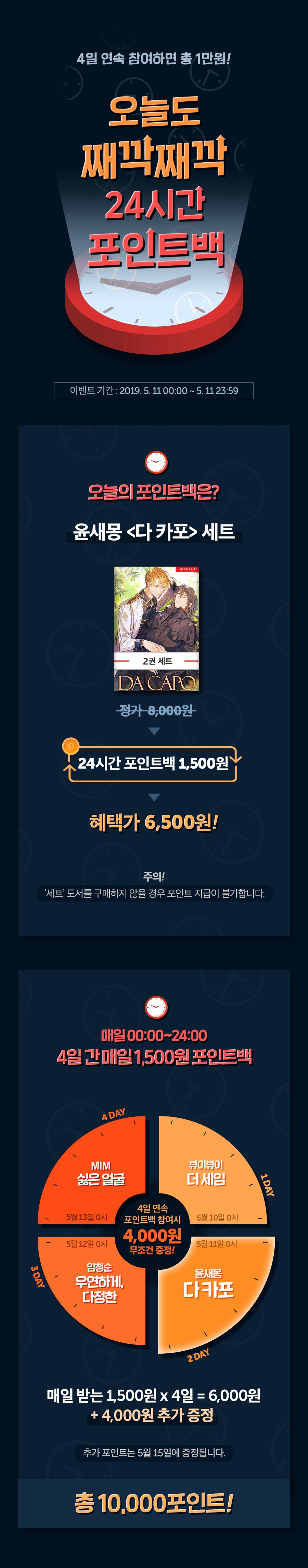 [소설] 24시간 포인트백! <다 카포>
